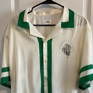 Zara Camp Collar Shirt